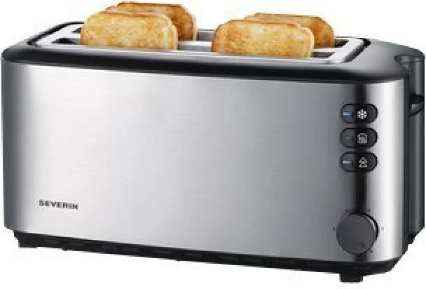 Toaster Severin AT2509 4 feta inox 1350-1650 W argjendt e zi