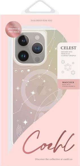 Mbështjellës UNIQ Coehl Celest me magnet për iPhone 16 Pro Max, Iridescent