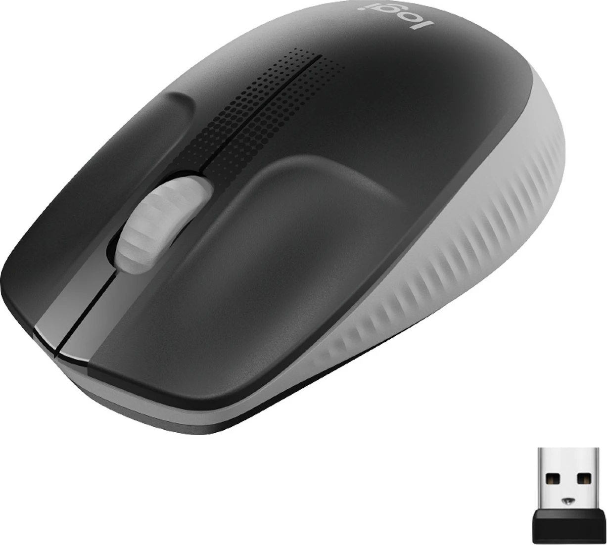 Maus Logitech M190, Wireless, 1000 DPI, i zi, gri