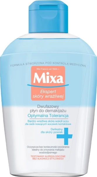 Heqës grimi dy-fazor për femra MIXA Optimal Tolerance 125ml