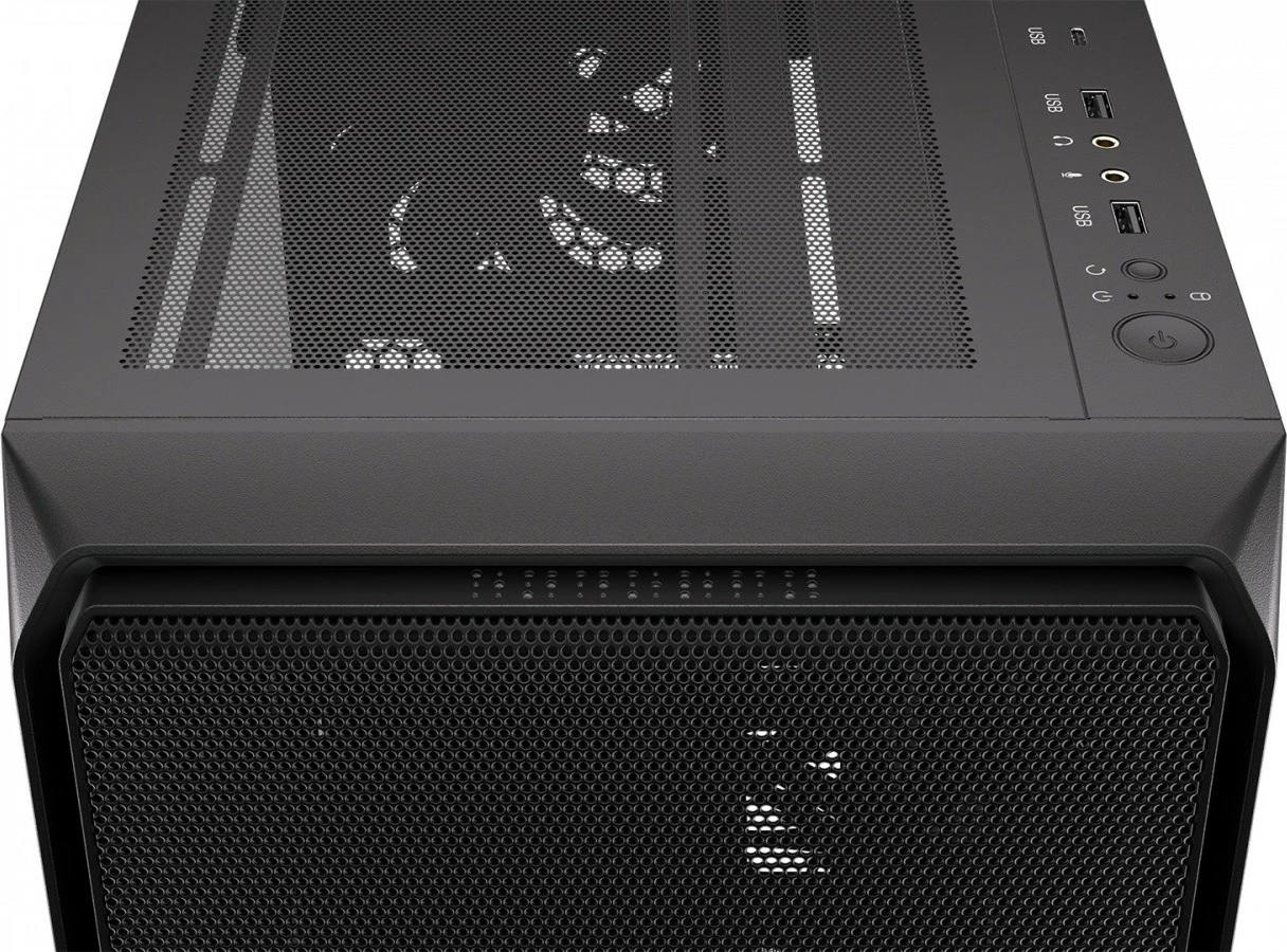 Kasë Endorfy Arx 500 Air EY2A010, Midi Tower, ATX/Micro ATX/Mini ITX, 5 ventilatorë, E zezë