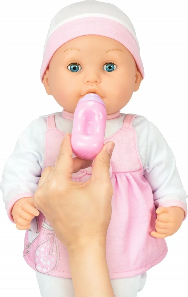 Kukull interaktive Artyk Natalia Rozkoszny Baby Doll, 40 cm, me aksesorë, Rozë
