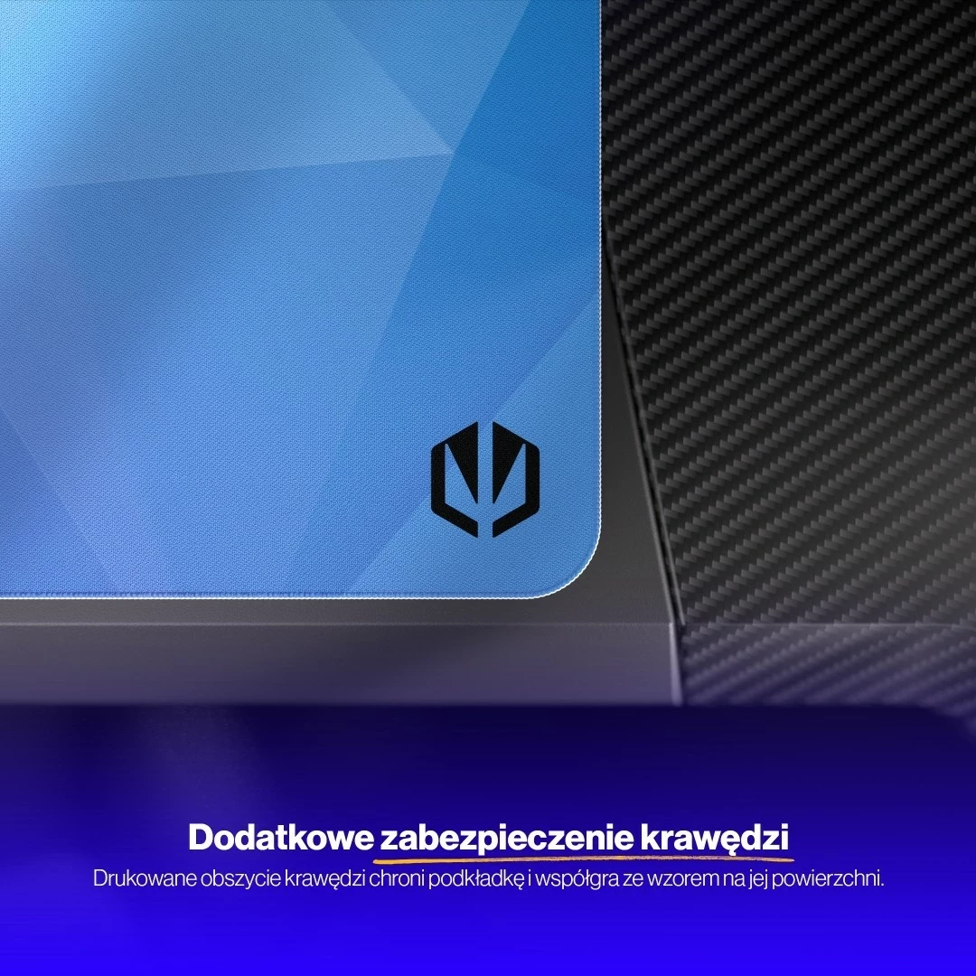 Mauspad Endorfy Crystal Blue XL, material, për lojtarë, ngjyrë blu