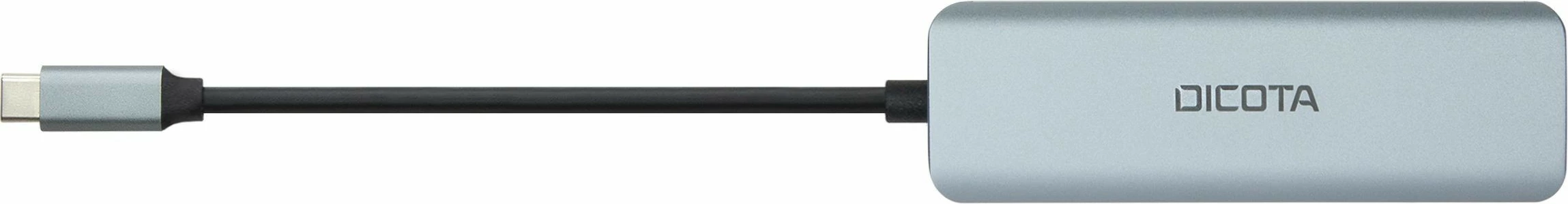 Hub DICOTA D32061, USB Type-C, 10000 Mbit/s, Argjendtë