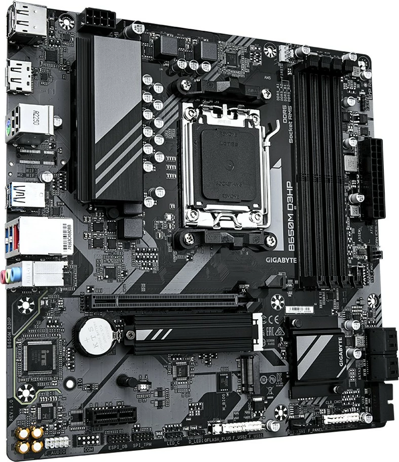 Pllakë amë Gigabyte B650M D3HP, B650, AM5, mATX, DDR5