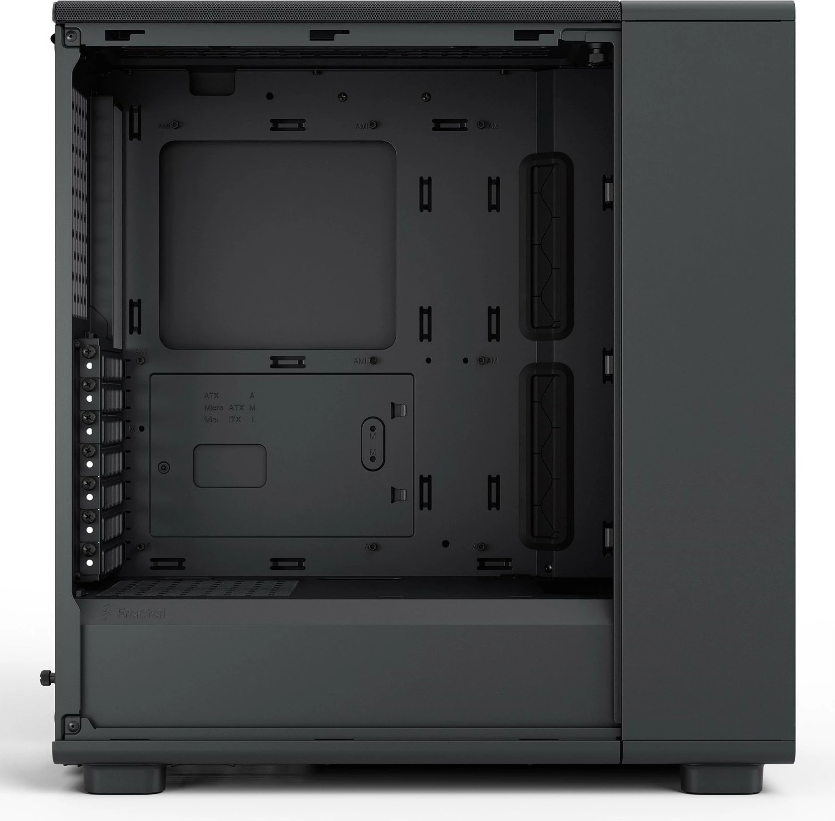 Kasë Fractal Design Epoch Black TG Light tint, Midi Tower, xham i temperuar, e zezë