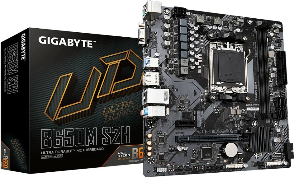 Pllakë amë Gigabyte B650M S2H, AM5, mATX, DDR5