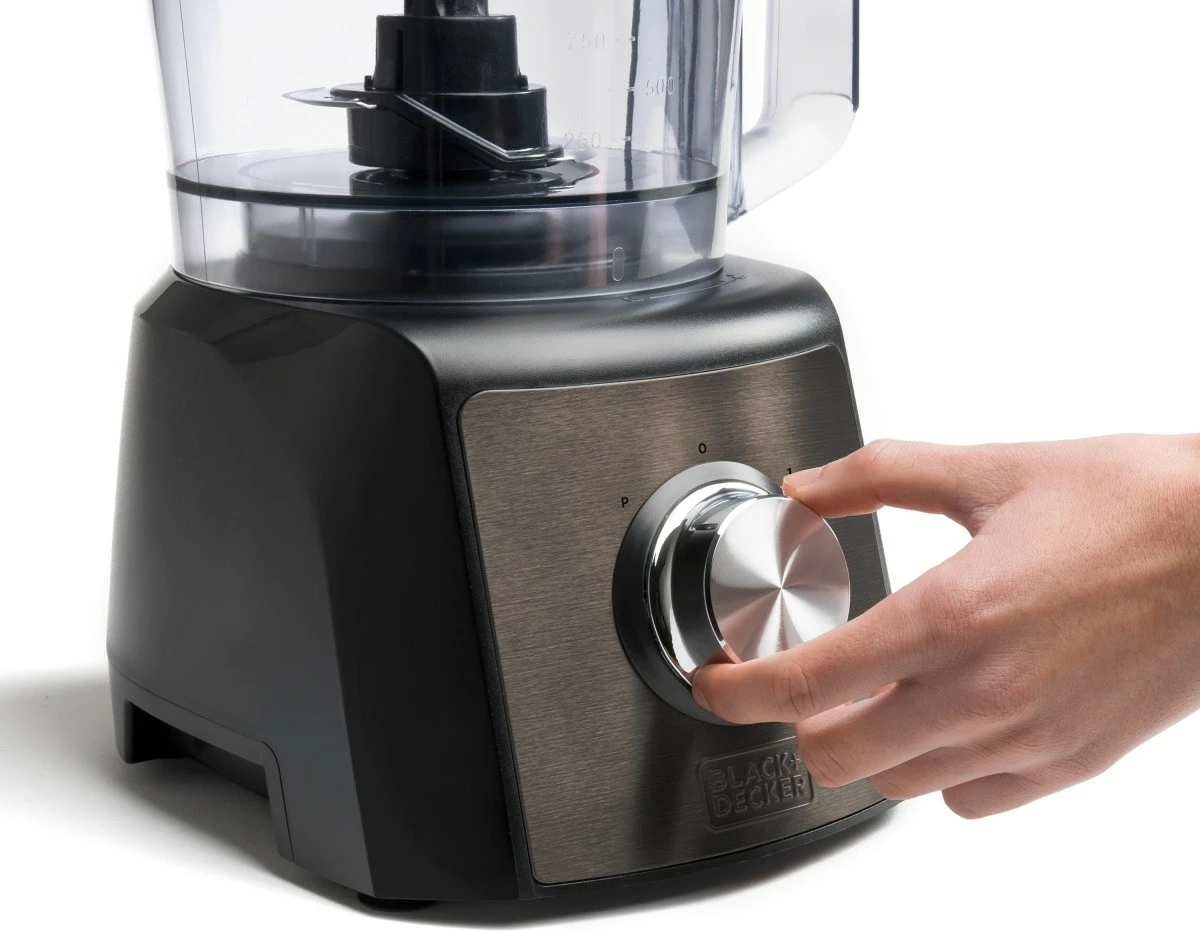 Robot kuzhine BLACK & DECKER BXFPA1200, 1.5L, 1200W, Argjendtë/Zi