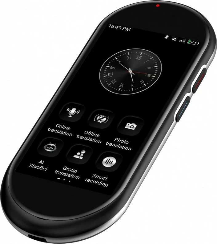 Përkthyes elektronik Maxcom mTalk MT100 4G, 1500 mAh, i zi