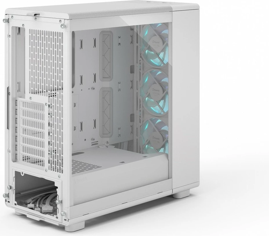 Kasë Fractal Design Epoch White TG RGB Clear Tint, Midi Tower, ATX, e bardhë