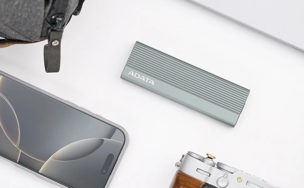 Kasë e jashtme SSD Adata EC680, M.2, USB 3.2 Type-C, Gri