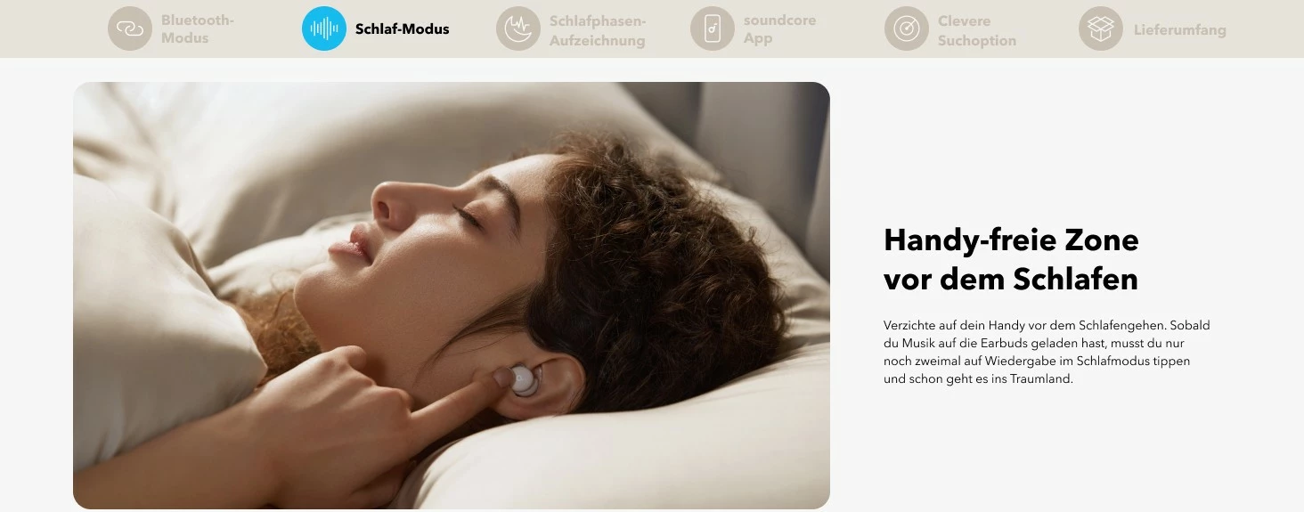 Kufje Anker Soundcore Sleep A20, Wireless, 20 - 20000 Hz, Bardhë