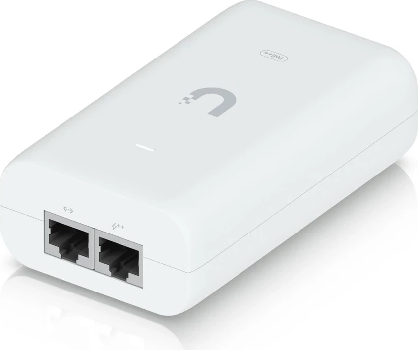 PoE furnizues Ubiquiti UISP U-PoE++, Gigabit Ethernet, 48 V, Bardhë