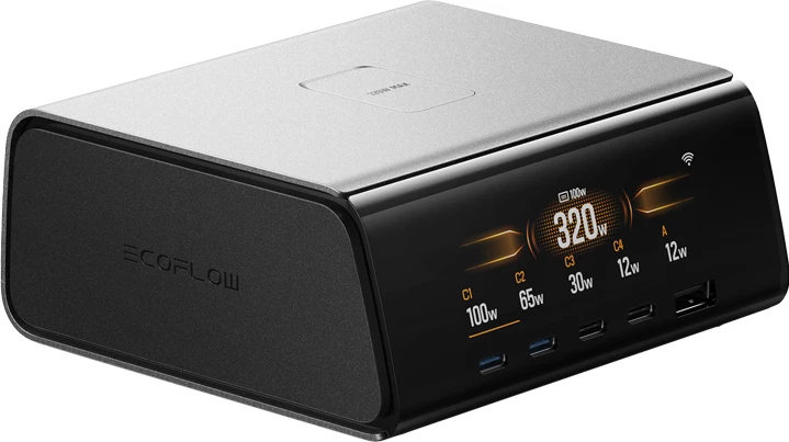 Docking station EcoFlow RAPID Pro 320W, 4x USB-C, 1x USB-A, GaN