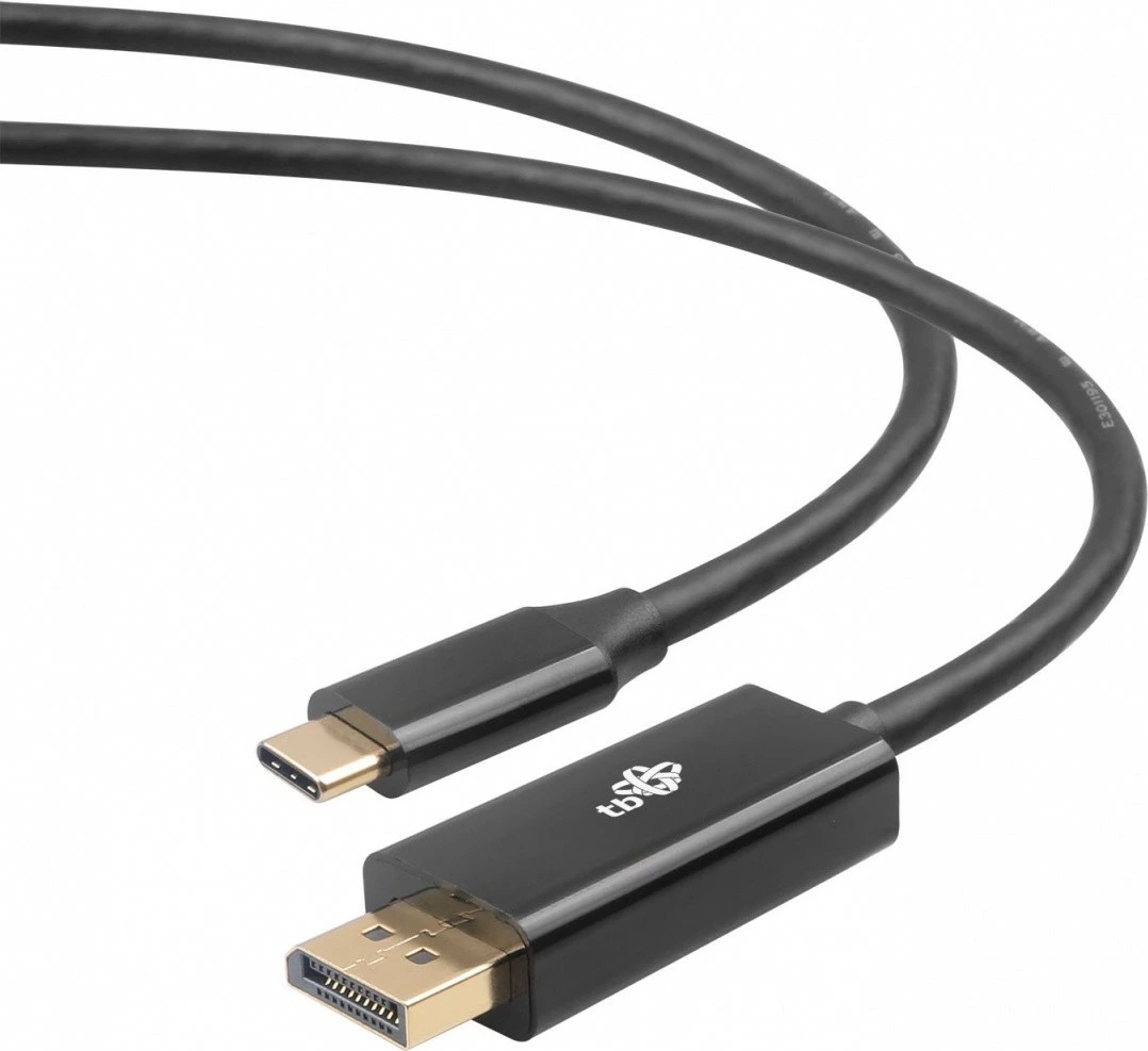 Kabllo USB-C në DisplayPort TB AKTBXVDUSBCDP2B, 2m, e zezë