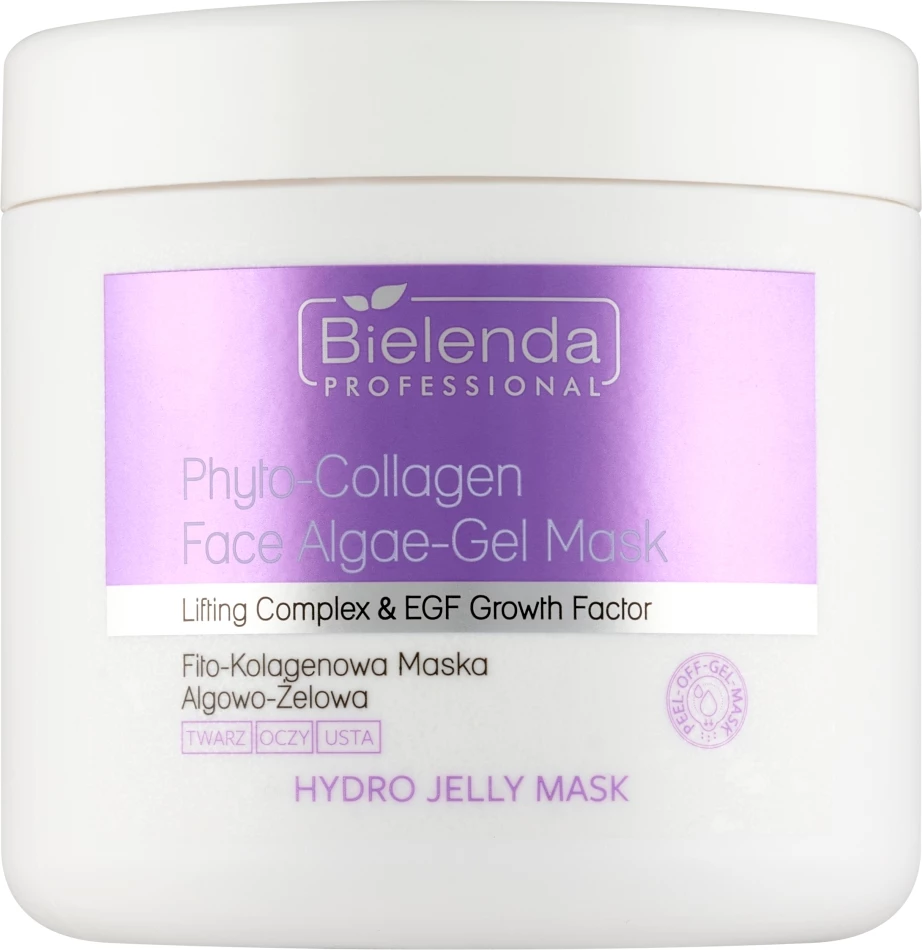 Maskë xheli fytyre Bielenda Professional Hydro Jelly Mask Phyto-Collagen Gel-Algae, 190g