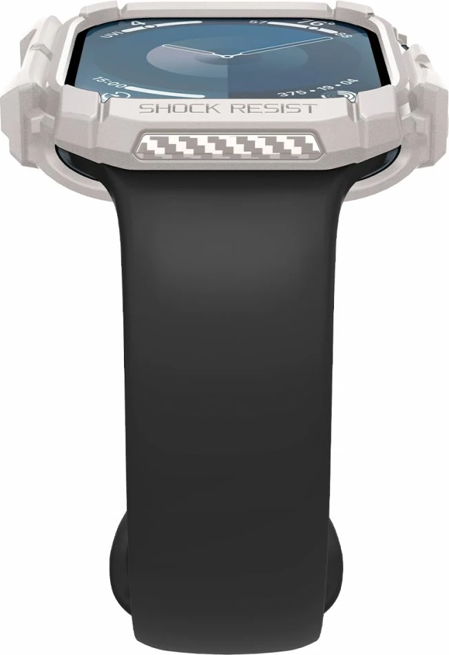 Mbështjellës Spigen Rugged Armor për Apple Watch 10 46mm, Bezhe