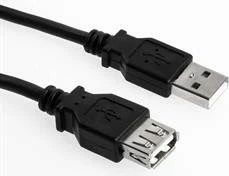 Kabllo USB 2.0 zgjatues Sharkoon 3m, e zezë