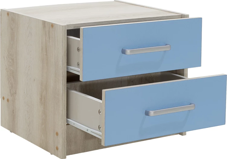 Komodinë për fëmijë Looney castillo-blue 47,5x40,5x40,5