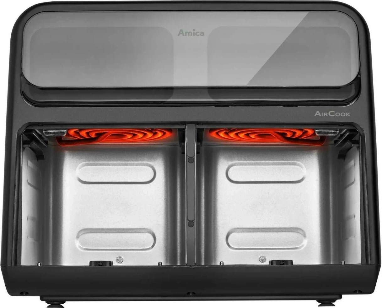 Fritezë ajri Amica AFM 7020, 8 litra, panel me prekje, e zezë