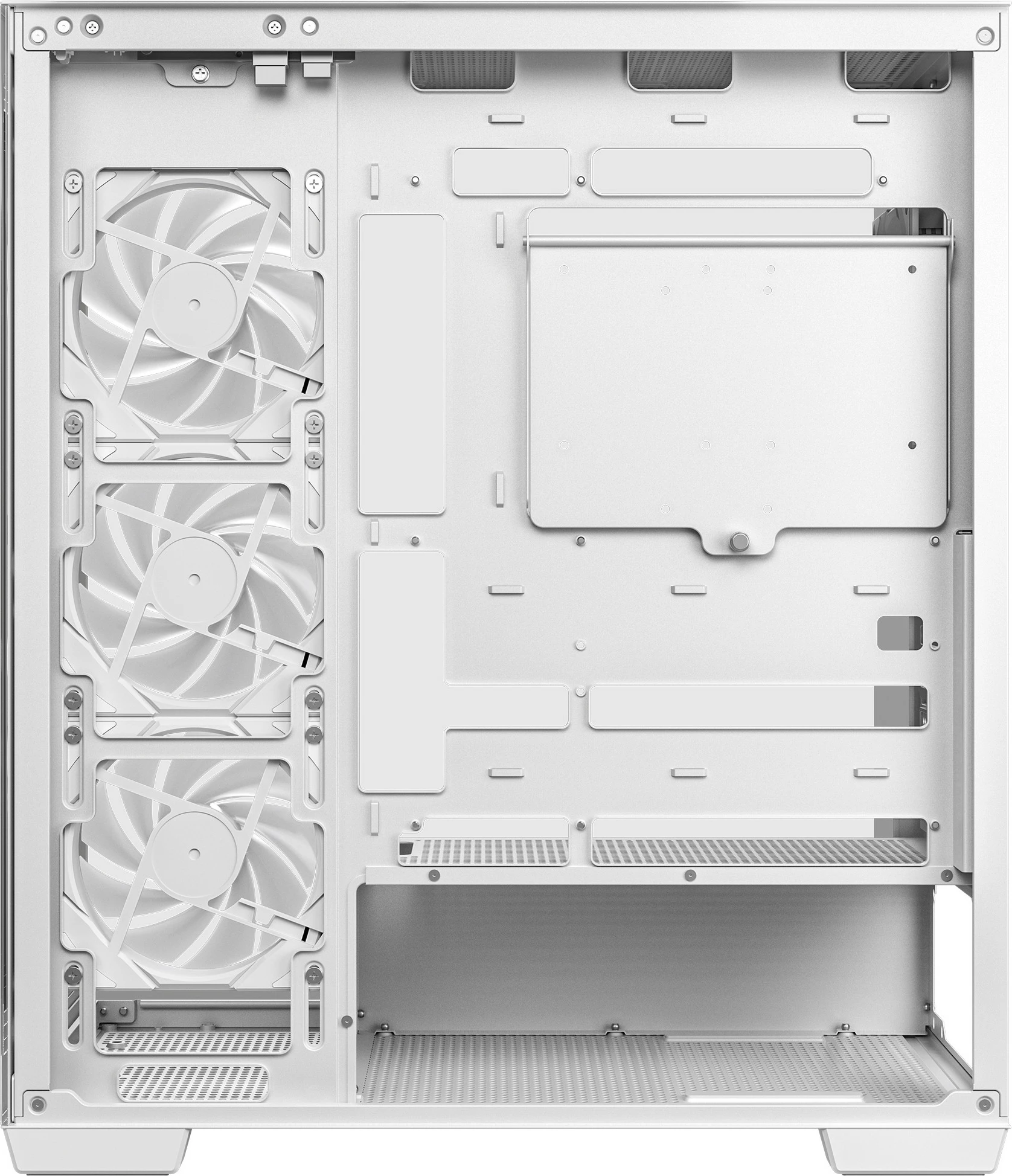 Kasë Deepcool CG580 4F WH, Midi Tower, ATX, RGB, e bardhë