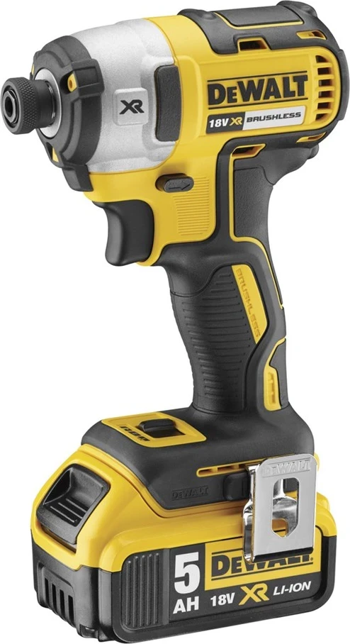 Kaçavidë me goditje DeWalt, 1/4", 3250 RPM, 205 Nm, 18 V, e verdhë / e zezë