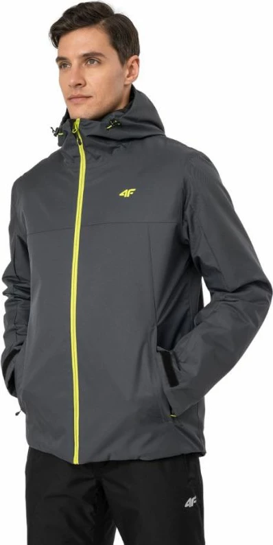 Xhaketë Skijimi për Meshkuj 4F, Ngjyrë Gri