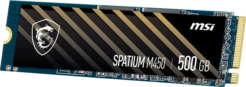 SSD MSI Spatium M450, 500 GB, M.2, PCIe 4.0, 3D NAND