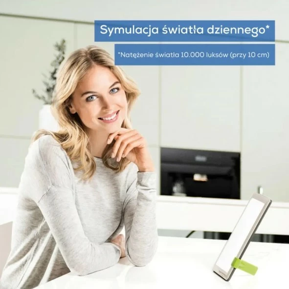 Llampë dite Beurer TL30, antidepresive, 10,000 lux, e bardhë/gjelbër