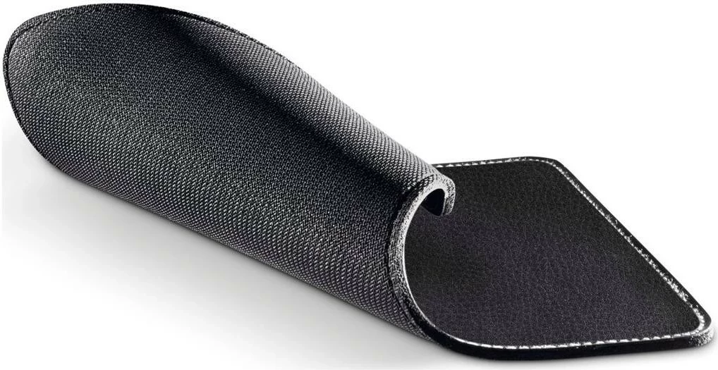 Mauspad Hama Leather Look, e zezë