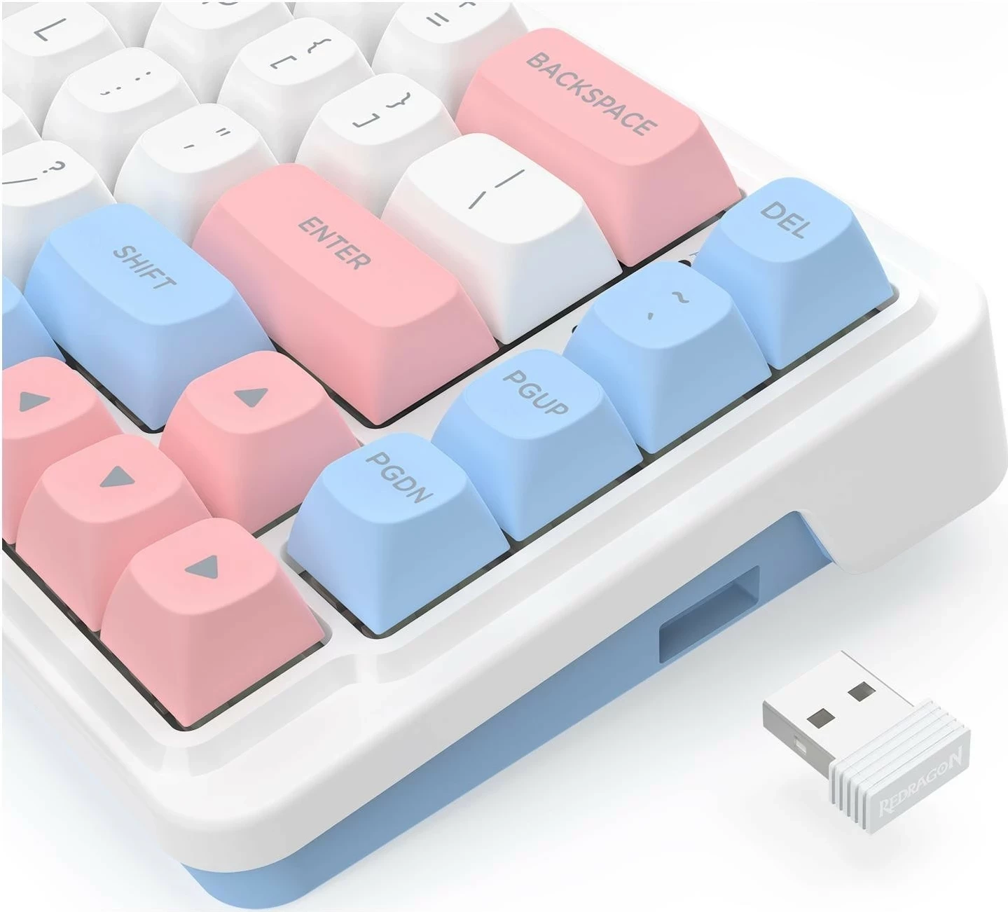 Tastierë Redragon K709WBP-RGB-PRO, mekanike, RGB, e bardhë