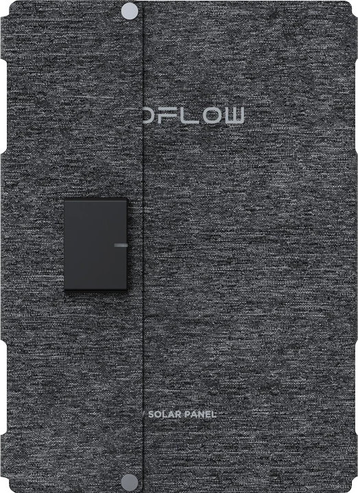 Panel diellor portativ EcoFlow EFSOLAR45-TYPE-C, 45W, USB-C, i palosshëm, i zi