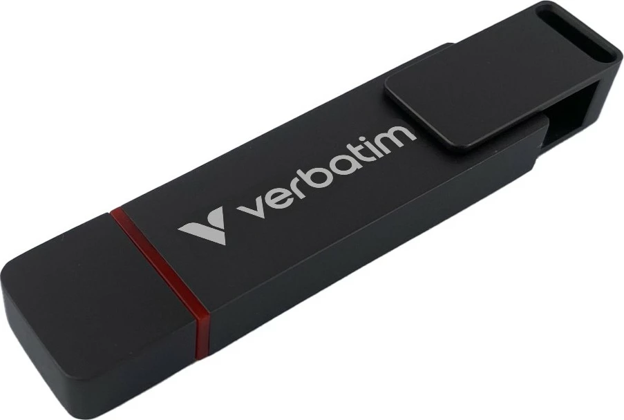USB Verbatim Dual QuickStick, 512 GB, USB Type-A / USB Type-C, Gri
