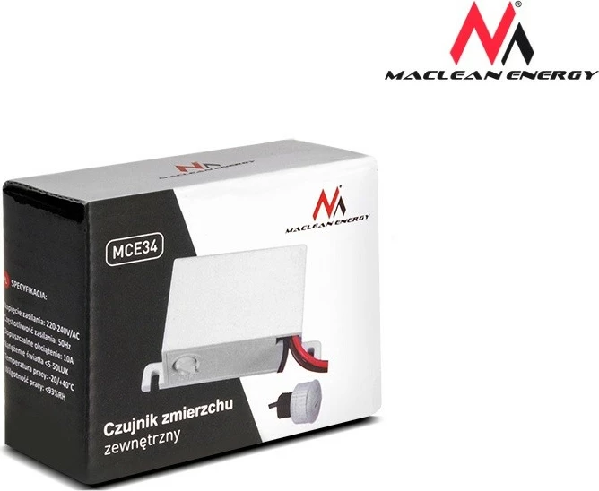 sensor muzgu i jashtëm, Maclean MCE34, 2000W, i bardhë