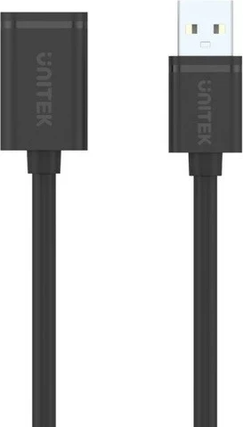 Kabllo zgjatuese USB 2.0 Unitek Y-C418GBK, 5m, e zezë