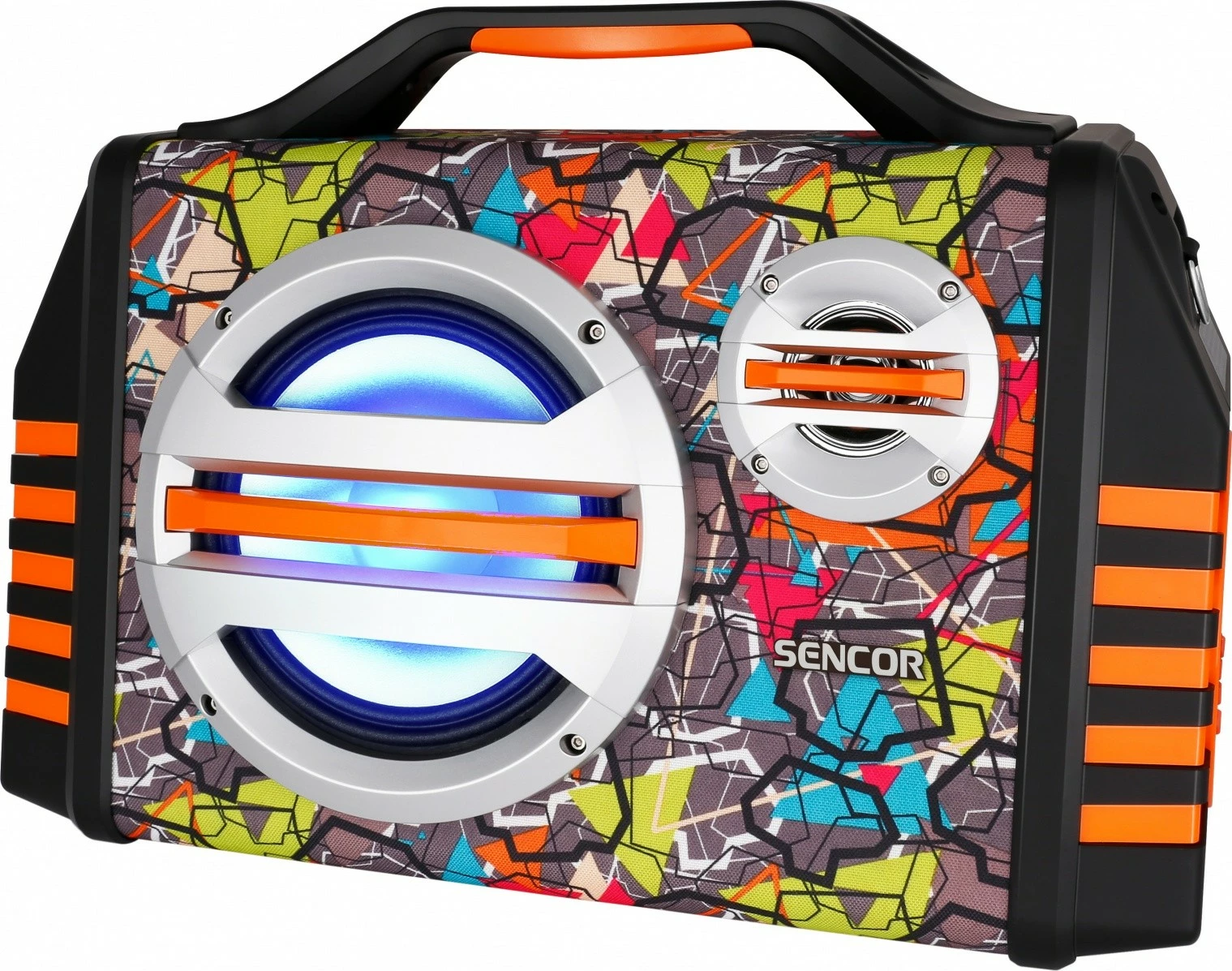 Altoparlant portativ Sencor SSS 3200 KIDS me Bluetooth, karaoke, shumëngjyrësh