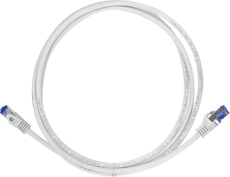 Kabllo patchcord Logilink, 0.25 m, e bardhë