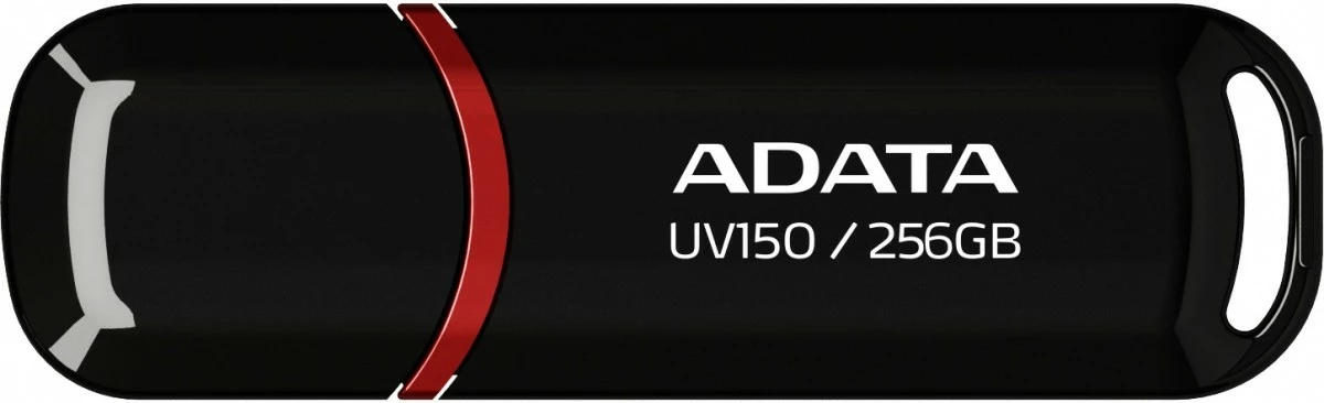 Pendrive Adata UV150, 256GB, USB 3.2, e zezë