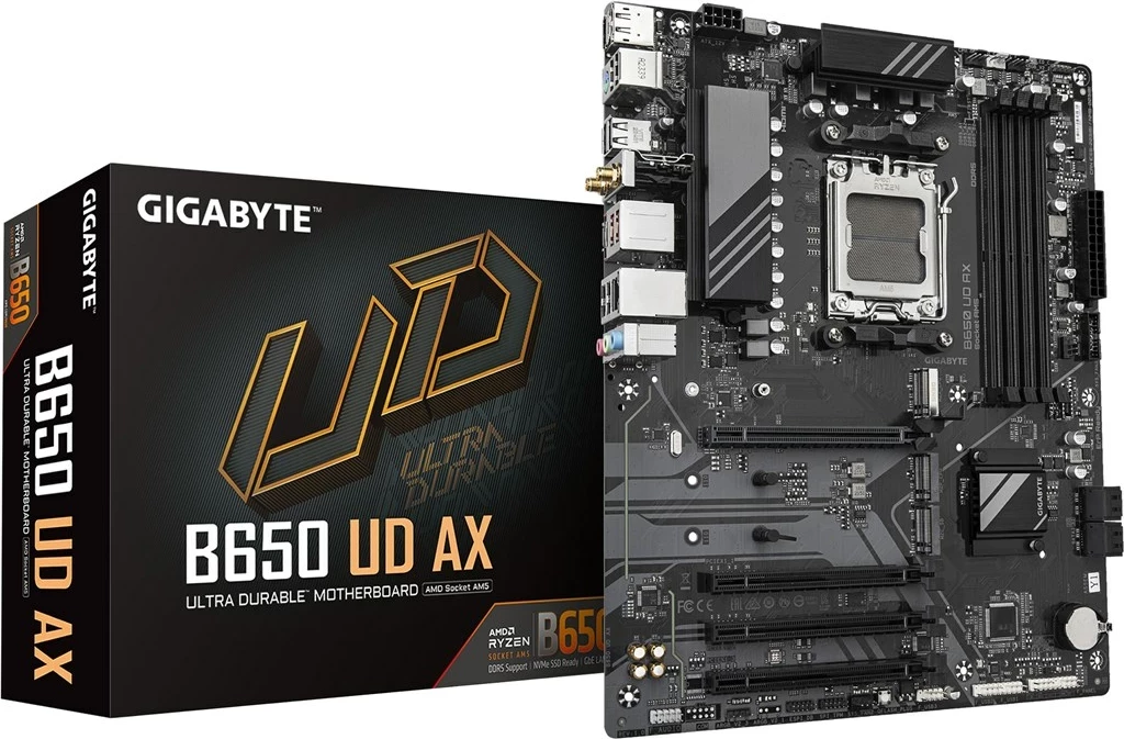 Pllakë amë Gigabyte B650 UD AX, Socket AM5, ATX