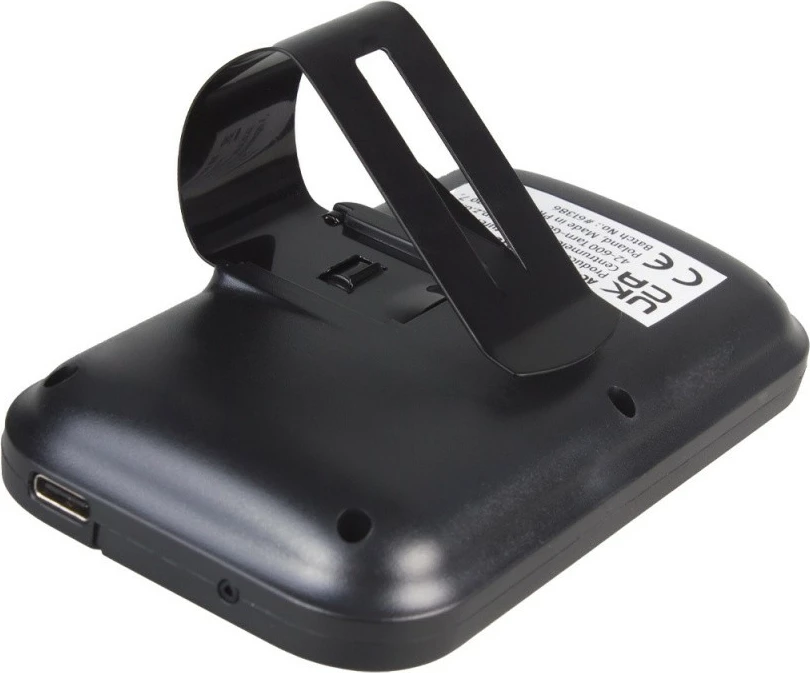 Kit hands-free Bluetooth, Audiocore AC475, BT 5.0 A2DP, altoparlant 2W, DSP anulim jehone, mbështetje Google/Siri, e zezë