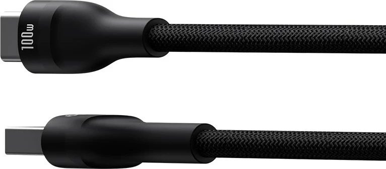 Kabllo Baseus Flash 2 USB A në USB C, 1 m, 100 W, E zezë