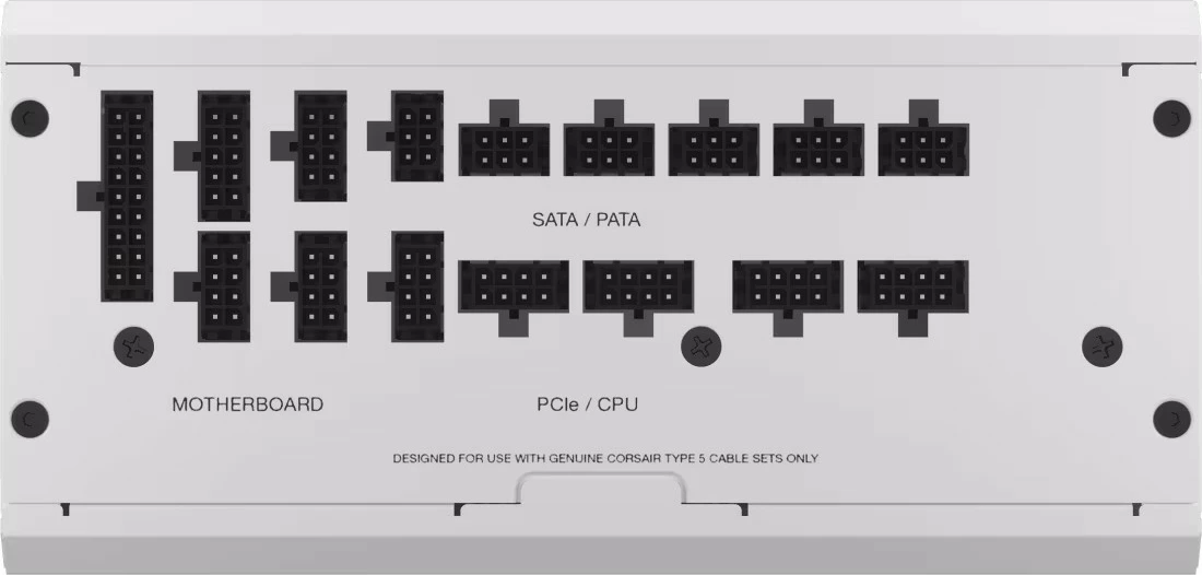 Kasë furnizimi Corsair RM1200X SHIFT, 1200 W, modulare, e bardhë