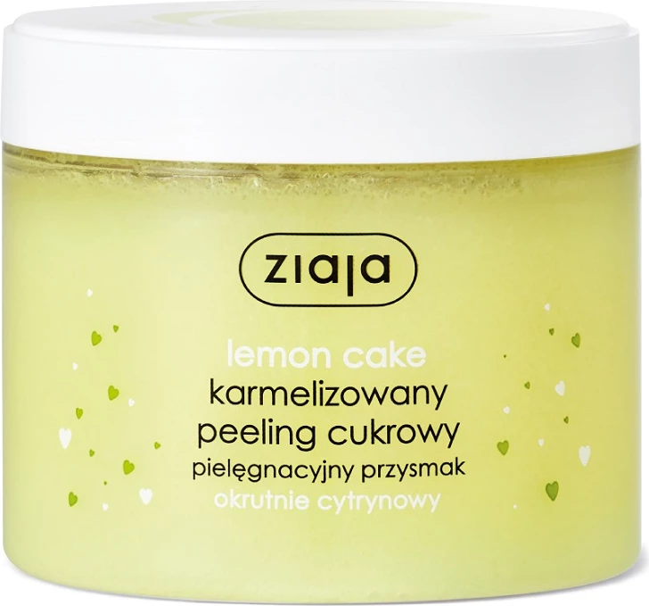 Scrub trupi Ziaja Caramelized Lemon Cake për femra, 300ml