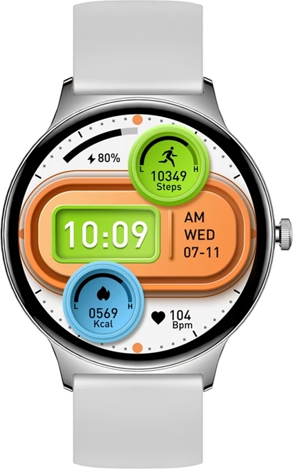 Smartwatch Colmi V89 1.43" AMOLED 466×466 thirrje Bluetooth IP67 Android/iOS argjendtë