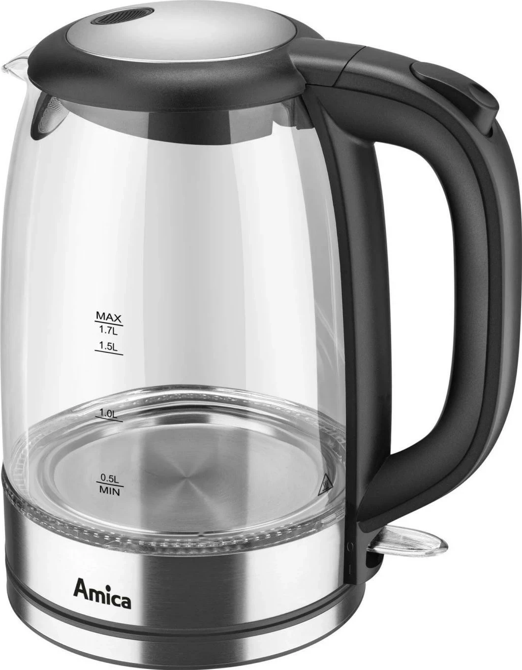 Çajnik elektrik Amica KD2050G, 1.7L, argjendtë
