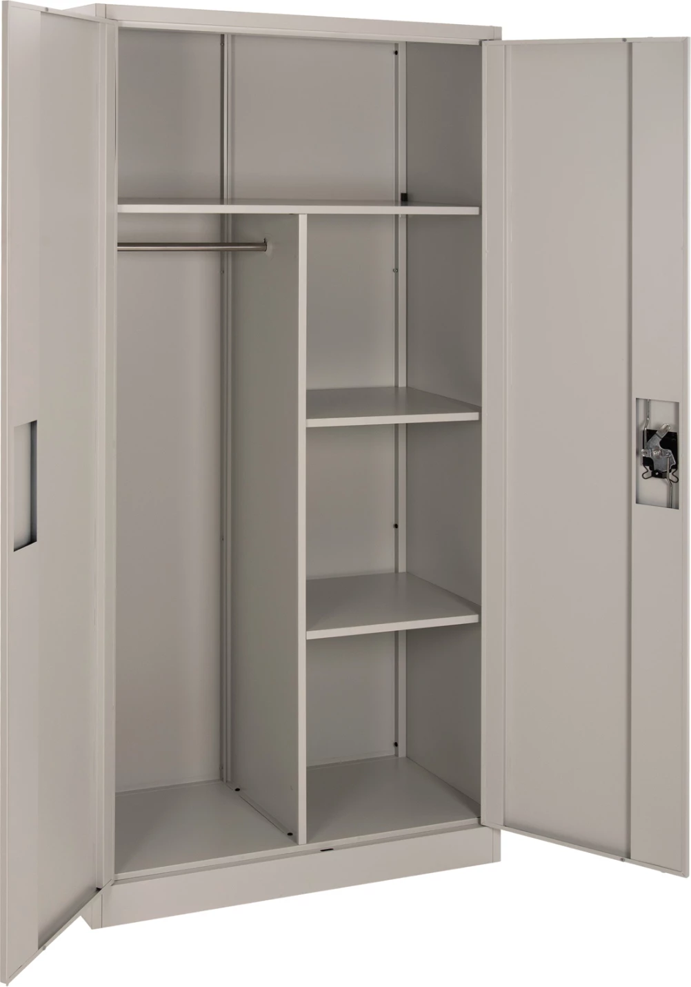 Dollap metalik, ngjyrë gri e lehtë, CLOD FH5961.11, 90x40x180 cm