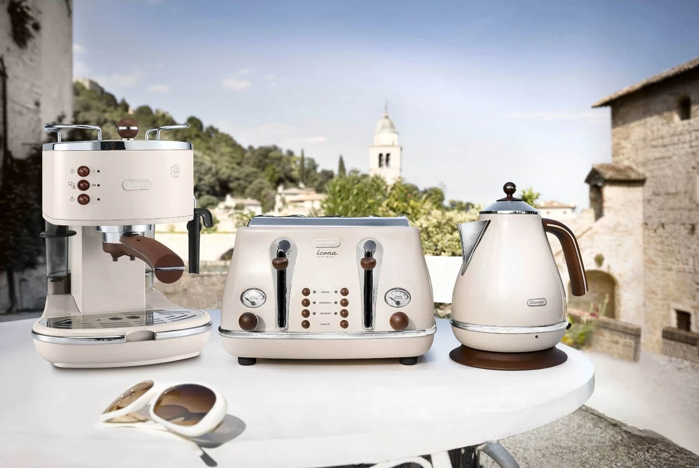 Makine espresso DeLonghi Icona Vintage ECOV 311, 1.4 L, Bezhë