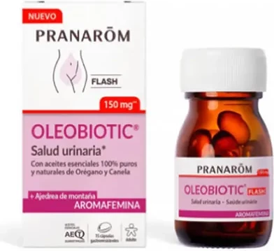 Suplement ushqimor Pranarom Oleobiotic Aromafemina Urinary Health 15 kapsula