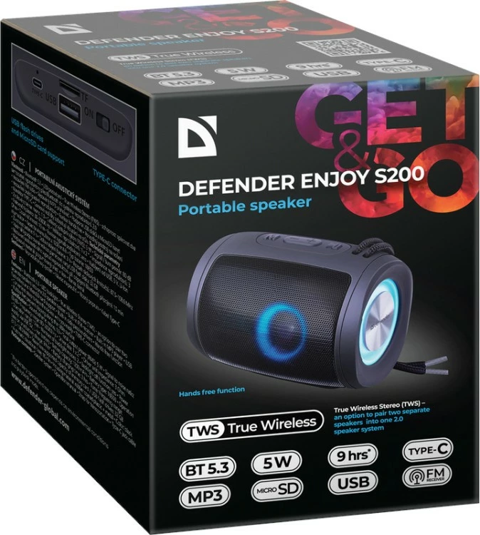 Altoparlant Bluetooth Defender Enjoy S200, i zi