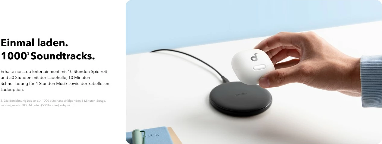 Kufje Anker Liberty 4 NC, Wireless, Calls/Music, Bardhë